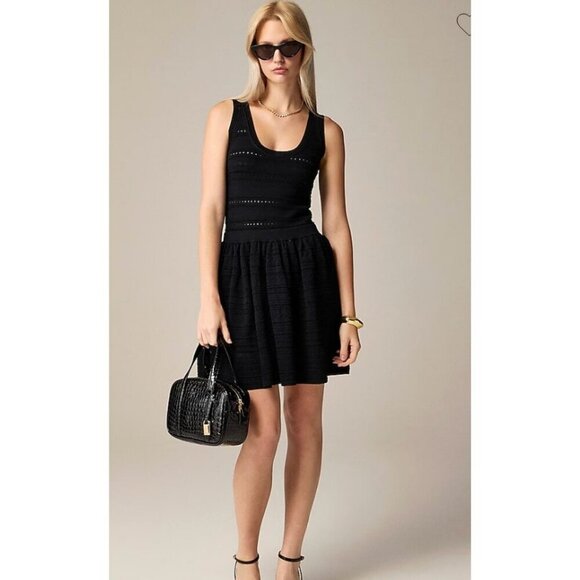 J. Crew Black Mini Dress - Picture 2 of 8